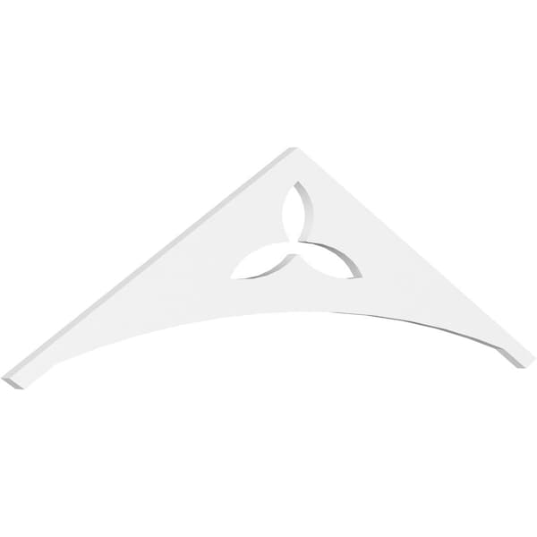 Ekena Millwork Pitch Naple Architectural Grade PVC Gable Pediment, 60"W x 17 1/2"H x 1"P (7/12) GPP060X018X100NAP - main
